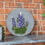 Escultura floral resina 30.48cm jardín patio
