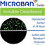 Regadera anti-microbiana 6 ajustes acero inox cromo