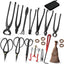 Kit 14 Pzas Herramientas Bonsái Tijeras Acero Carbono