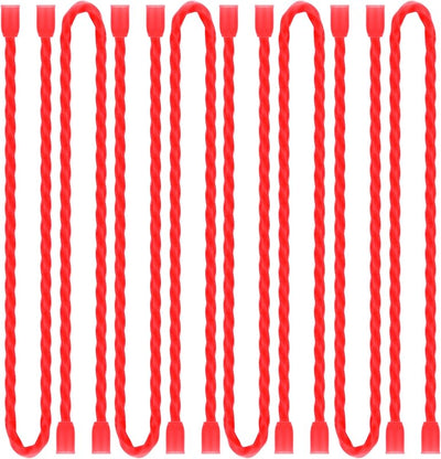 8 Pzas Bridas Cable Silicona 12pulg Giratorias Coloridas