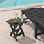 Mesa auxiliar plegable exterior 14" color negro