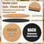 2 Posavasos Corcho 18" Doble Capa Tapete Plantas