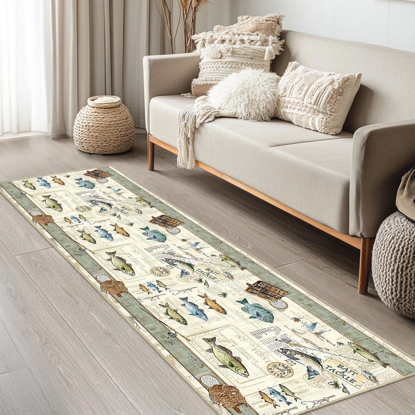 Alfombra pasillo cocina 2x6m suave antiderrap