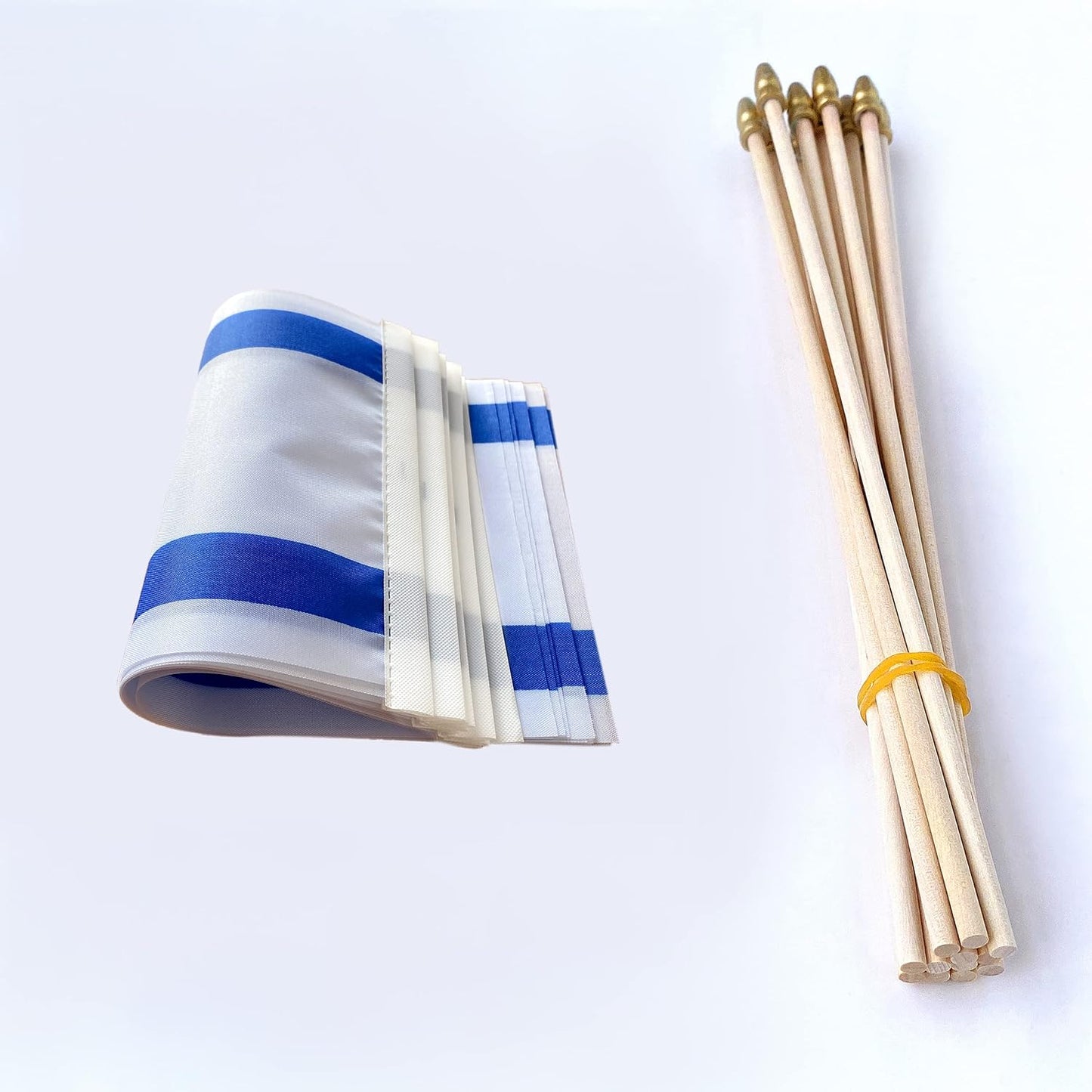 Banderas israelíes 5x8" pack 12