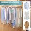Bolsa plástica transparente para colgar ropa 10x40-50