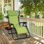 Silla plegable reclinable para patio con reposabrazos 350lb