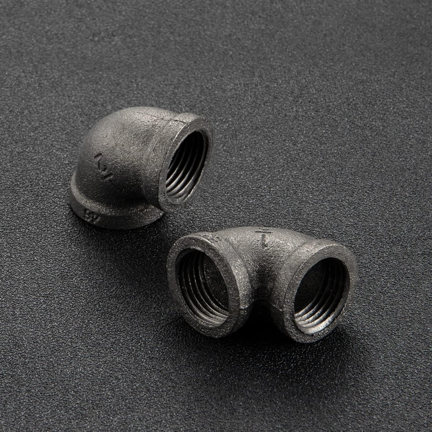 Codo tubo hierro 1/2pulg pack 20 accesorios industrial