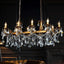 Candelabro cristal 10 luces para comedor sala cocina