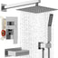 Set grifo ducha lluvia rociador mano cromado