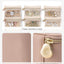 Estuche joyas viaje con bolsas terciopelo 6 pzas mujer