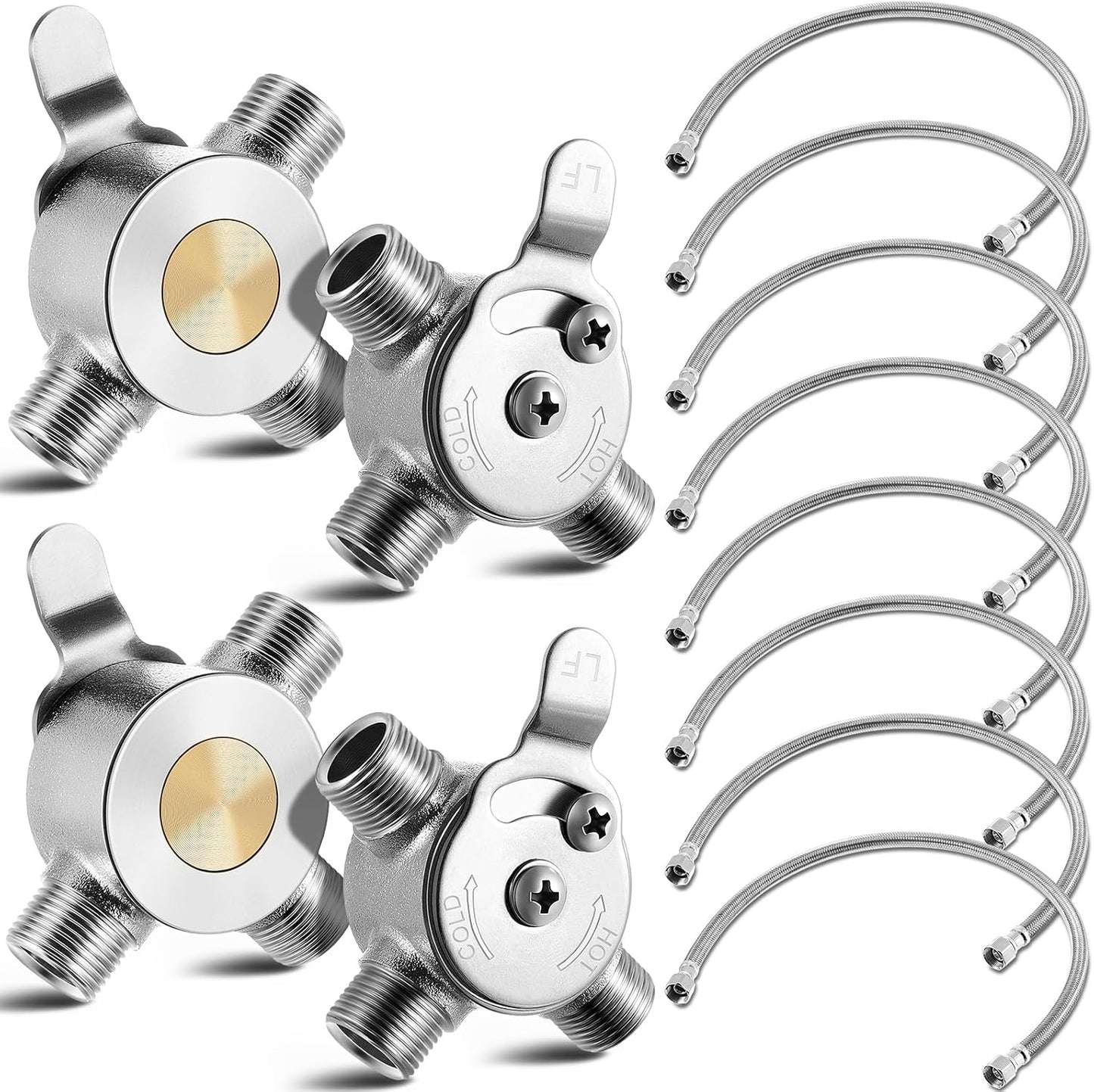 Válvula mezcladora termostática 3/8" para hogar y baño