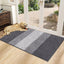Tapete puerta entrada antiderrap absorbente 32x48" gris