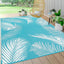 Alfombra impermeable reversible paja plástica para terraza