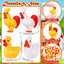 60 Pzas Mini Gallos Resina Decoración Jardín Hadal