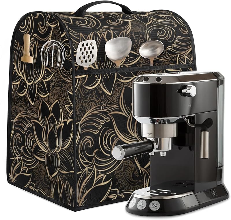 Funda batidora encimera cocina 6-8qt con asa y bolsillo