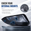 Cubierta espejo lateral Ford Explorer 16-19 negro brillante