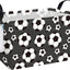 Cesta fútbol rectangular para niños organizadora juguetes