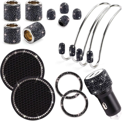 Set 15 accesorios auto mujer soporte teléfono