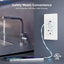Enchufe GFCI con puertos USB 24W resistente