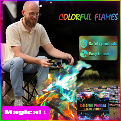 Pack mágicos cambian color 12 unidades uso exterior fiestas