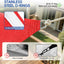 Toldo parasol rectangular 8x12ft para jardín rojo