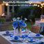 12 Velas Té LED Azules Sin Llama Batería Decoración Hogar Fiesta