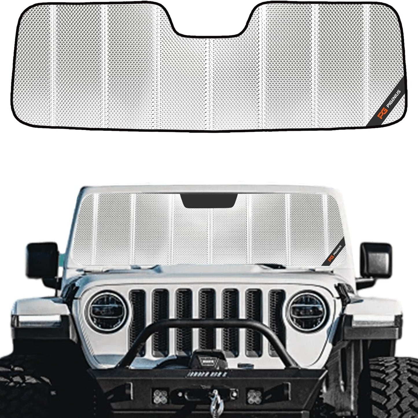 Parasol aluminio reflectante para Jeep Wrangler 07-10