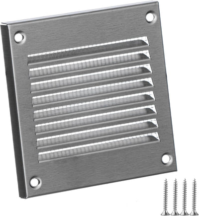 Cubierta ventilación 2x2 HVAC acero inox malla