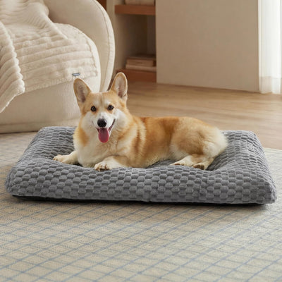 Cama lavable perro grande suave forro polar antideslizante