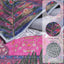 Alfombra leopardo rosa 5x7ft para sala dormitorio