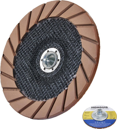 Rueda molienda hormigón 7pulg eje cerámica 5/8-11 grano 400