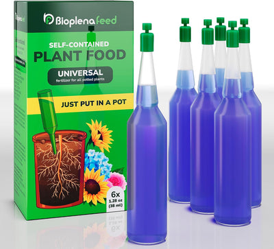 Fertilizante líquido para plantas multiuso 6 Pzas