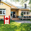 Bandera jardín Canada Day hoja arce doble tamaño