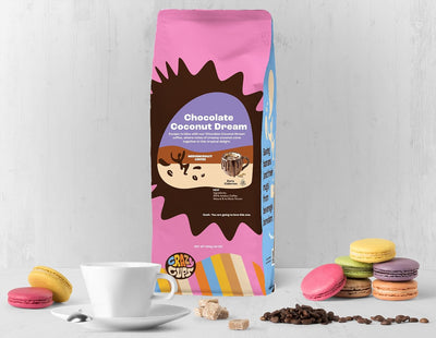 Café molido coco y chocolate 10oz para preparar caliente o helado