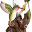 Estatua colibrí resina medidor lluvia 5" decoración