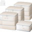 Bolsa compresión edredón 3 capas lavable pack 4 beige