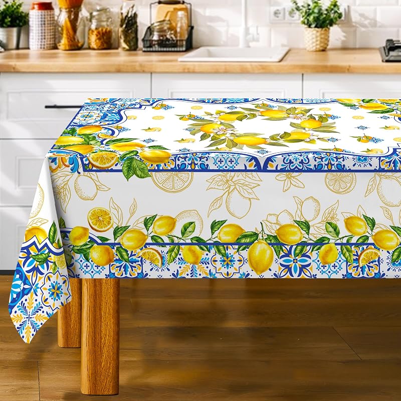 Mantel Rectangular 60x104pulg Decoración Verano