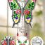 Atrapasoles mariposa I Love You con flor y corazón metal