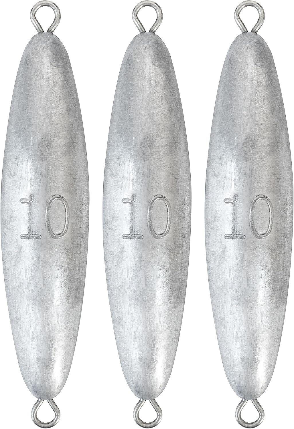 Plomo torpedo doble anillo agua salada 2-48oz