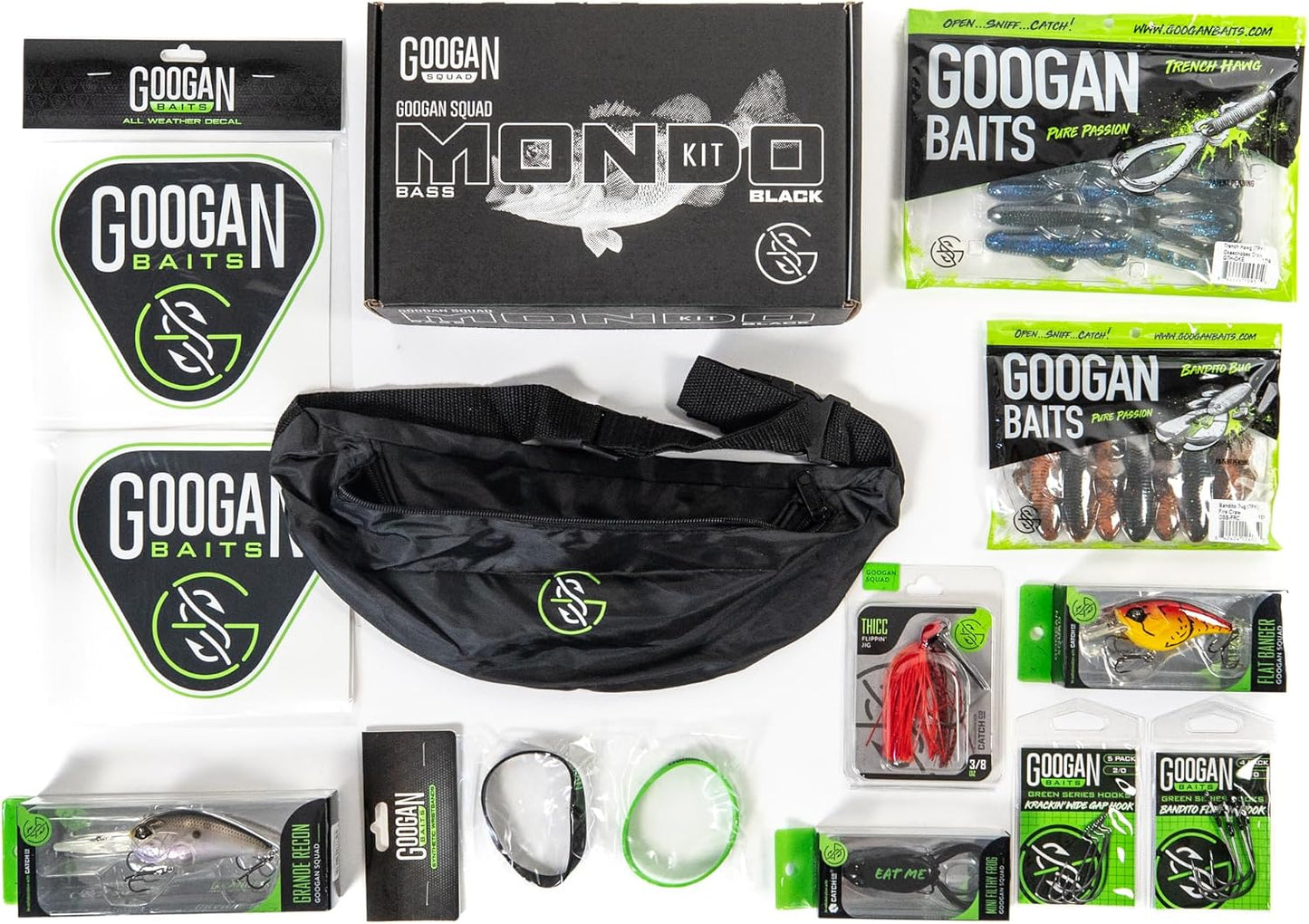 Set Cebo para Bass Largemouth y Smallmouth con Accesorios