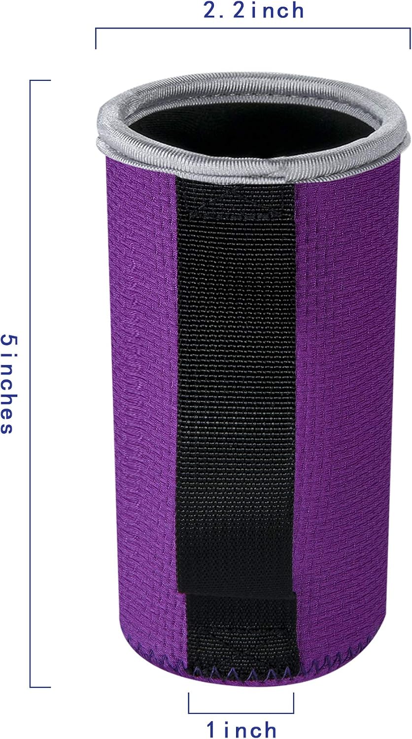 4 Fundas Neopreno Antiderrap para Lata Bebida 12oz Plegable