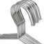 50 Perchas Acero Inox para Niños 12.5"