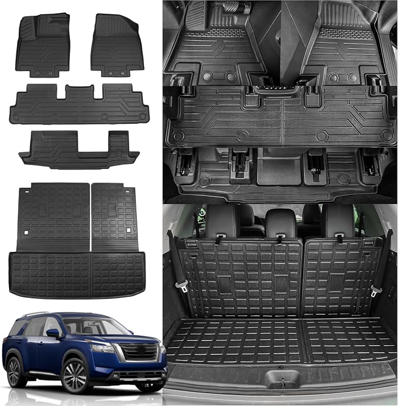 Alfombrilla piso Nissan Pathfinder 22-25 7 y 8 asientos