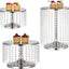 Soporte metal plateado para cupcakes 12pulg mesa bodas