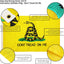 Bandera bordada Don't Tread On Me 3x5ft lona resistente