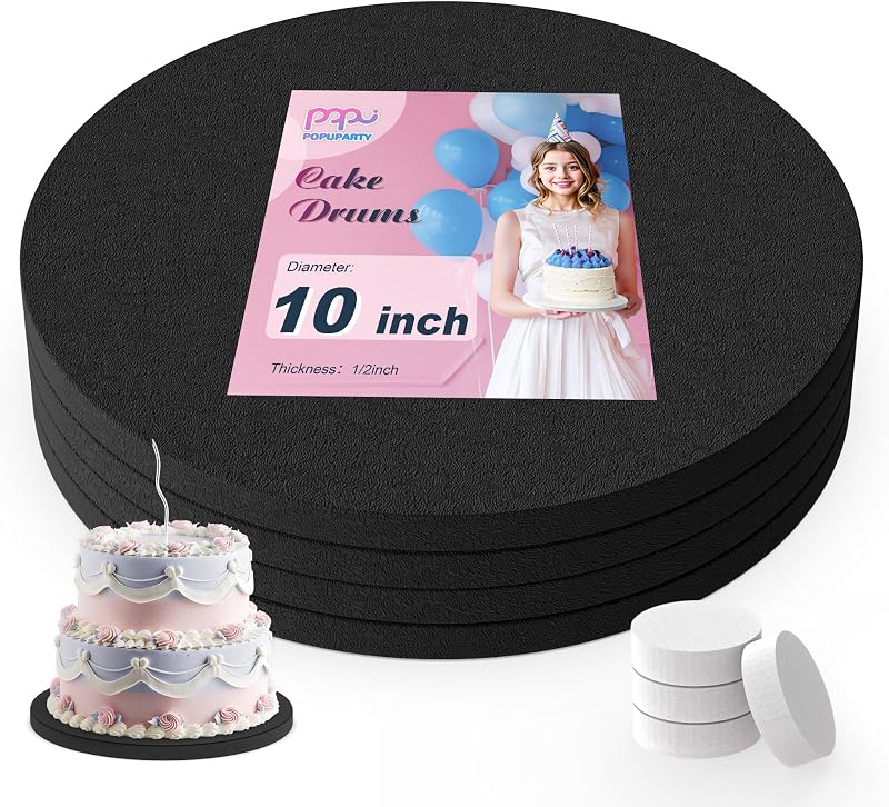 Tambor pastel 10pulg base negra 1.27cm soporte