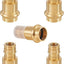 5 Adaptadores 3/4" Cobre PEX-A Latón