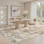 Alfombra sala 5x7 lavable neutra moderna antiderrap