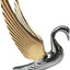 Adorno capucha cisne cromado 2 colores