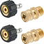Set 4 adaptadores M22 conexión rápida 0.551" a 1/4"